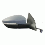 DOOR MIRROR RIGHT ELECTRICAL PRIMED WITH HEATER AND INDICATOR FOLDABLE +DOWN LIGHT VW PASSAT CC 08-12 