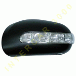 COVER FOR DOOR MIRROR LEFT PRIMED WITH INDICATOR AND PUDDLE LAMP 03- MERCEDES S-CLASS W220 98-05 