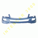 FRONT BUMPER PRIMED WITH PARK DISTANCE CONTROL WITH HOLES FOR WASHERS MERCEDES ML W164 08-11 