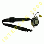 SAFETY BELT WITH PYRO CARTRIDGE FOR FRONT LEFT SEAT 4 DOORS (ORIGINAL) VW POLO 02-05 