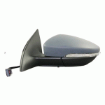 DOOR MIRROR LEFT ELECTRICAL PRIMED WITH HEATER AND INDICATOR FOLDABLE +DOWN LIGHT VW PASSAT CC 08-12 