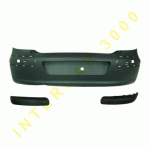 REAR BUMPER PRIMED (WITH STRIPS) -08 PEUGEOT 307 01-08