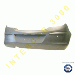 REAR BUMPER PRIMED WITH HOLES FOR PARK DISTANCE CONTROL 3 DOORS (HOLE FOR TAILPIPE 5 cm) WITH TUV OPEL CORSA D 06-11