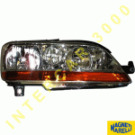 HEAD LAMP RIGHT YELLOW ELECTRICAL WITH FOG LAMP -06 MAGNETI MARELLI FIAT IDEA 04- 