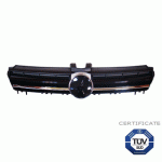 РЕШЕТКА ПЛАСТИЧНА ЧЕРНА С ХРОМ ЛАЙСНИ (HIGLINE) VW GOLF VII 13-