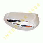 DOOR MIRROR COVER LEFT CHROME FIAT 500 16-