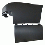 НАКРАЙНИК ЗА ЗАДНА БРОНЯ ДЕСЕН ДЪЛЪГ ЧЕРЕН PEUGEOT PARTNER 08-12