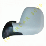 DOOR MIRROR LEFT PRIMED WITH CABLE CITROEN BERLINGO 08-12