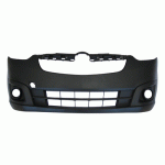 FRONT BUMPER BLACK WITH HOLES FOR FOG LAMPS OPEL COMBO 12- 