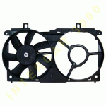 FAN DOUBLE SET FOR RADIATOR FOR MODEL WITHOUT AIR CONDITION PETROL PEUGEOT 106 96- 