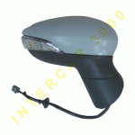 DOOR MIRROR RIGHT ELECTRICAL PRIMED WITH INDICATOR FORD FIESTA 08-13 
