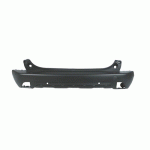 REAR BUMPER WITH HOLES FOR PARK DISTANCE CONTROL AND MOULDING PEUGEOT 2008 16-19