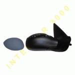 DOOR MIRROR RIGHT ELECTRICAL WITH HEATER PRIMED CABRIO 03- PEUGEOT 206 98- 