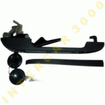 DOOR HANDLE FRONT LEFT OUTER BLACK VW POLO 82-90 