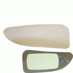 GLASS FOR LEFT DOOR MIRROR LOWER PART RENAULT MASTER 09-