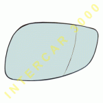 GLASS FOR DOOR MIRROR LEFT OPEL VECTRA C 05- 