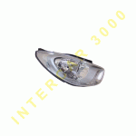 HEAD LAMP RIGHT ELECTRICAL WITH MOTOR H4 HYUNDAI i10 11-14