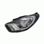 HEAD LAMP LEFT ELECTRICAL WITH MOTOR BLACK H4 HYUNDAI i10 11-14