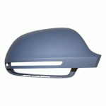DOOR MIRROR COVER PRIMED RIGHT WITH HOLE FOR INDICATOR AND LANE ASSIST FUNCTION -10 AUDI A5 07-12 COUPE/SPORTBACK