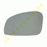 GLASS FOR DOOR MIRROR LEFT WITH HEATER ASPHERICAL SKODA FABIA 07-10
