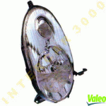 HEAD LAMP RIGHT ELECTRICAL CHROME VALEO NISSAN MICRA ( K12) 03-07 