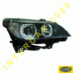 HEAD LAMP RIGHT BI-XENON WITH WHITE INDICATOR (D2S) HELLA -05 BMW 5 series E60 SEDAN - E61 WAGON 03-07 