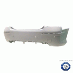 БРОНЯ ЗАДНА ГРУНДИРАНА С ДУПКИ ЗА ПАРКТРОНИК 09- С TUV PEUGEOT 407 04- 