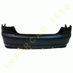 REAR BUMPER BLACK PRIMED SEDAN HONDA CIVIC SEDAN-H/B-L/B 04-06 