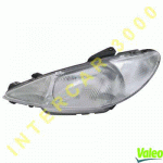 HEAD LAMP LEFT VALEO PEUGEOT 206 98- 