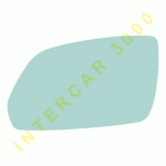 GLASS FOR DOOR MIRROR LEFT WITH HEATER SKODA OCTAVIA 04-08 