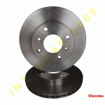 СПИРАЧНИ ДИСКОВЕ ПРЕДНИ ВЕНТИЛИРАНИ BREMBO 09.5449.10 КОМПЛЕКТ (НОМЕР FERODO DDF 260) СПИРАЧНИ ДИСКОВЕ/СПИРАЧНИ БАРАБАНИ
