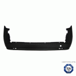 REAR BUMPER BLACK WITH DOUBLE DOOR WITH TUV FIAT DOBLO 10-15