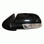 DOOR MIRROR LEFT ELECTRICAL PRIMED FOLDABLE WITH HEATER AND INDICATOR HYUNDAI SANTA FE 10-13