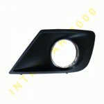 GRILL IN FRONT BUMPER LEFT WITH STRIP CHROME AND WITH HOLES FOR FOG LAMPS 10- PEUGEOT 207 06-12