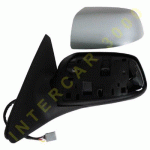 DOOR MIRROR LEFT ELECTRICAL PRIMED FOLDABLE WITH HEATER AND FOOT LAMP 03- FORD MONDEO 00-07