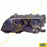HEAD LAMP LEFT BLACK XENON MAGNETI MARELLI -09/01 BMW 3 series E46 4/5dr.98-05 