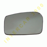 GLASS FOR DOOR MIRROR LEFT WITH HEATER PEUGEOT 806 94- 