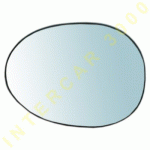 GLASS FOR LEFT DOOR MIRROR CITROEN C1 12-14
