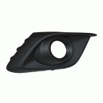 GRILL IN FRONT BUMPER RIGHT WITH HOLE FOR FOG LAMP BLACK MAZDA 3 H/B SEDAN 14-17