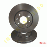 СПИРАЧНИ ДИСКОВЕ ПРЕДНИ ВЕНТИЛИРАНИ BREMBO 09.4930.10 КОМПЛЕКТ (НОМЕР FERODO DDF 186) СПИРАЧНИ ДИСКОВЕ/СПИРАЧНИ БАРАБАНИ
