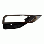 GRILL IN FRONT BUMPER RIGHT WITH HOLE FOR FOG LAMP WITH CHROME MOULDING HONDA CR-V 15-17