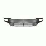 STRIP FOR FRONT BUMPER (BLACK) (WITHOUT HOLES FOR FOG LAMP) FIAT PUNTO EVO 09-12