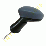 DOOR MIRROR LEFT PRIMED WITH CABLE FIAT PUNTO GRANDE 05-12 