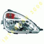 HEAD LAMP RIGHT ELECTRICAL H4+H7 01- MERCEDES A-CLASS W168 98-04 