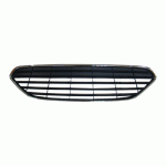 GRILL PLASTIC UPPER BLACK WITH FROME CHROME FORD FIESTA 13-17