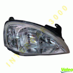 ФАР ДЕСЕН H7/H1 04- VALEO OPEL CORSA C 00-06 