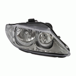 HEAD LAMP LEFT WITH WHITE INDICATOR CHROME H7/H1 SEAT EXEO 09-