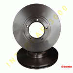 СПИРАЧНИ ДИСКОВЕ ПРЕДНИ ВЕНТИЛИРАНИ BREMBO 09.6967.10 КОМПЛЕКТ (НОМЕР FERODO DDF 848) СПИРАЧНИ ДИСКОВЕ/СПИРАЧНИ БАРАБАНИ