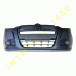 FRONT BUMPER BLACK WITH HOLES FOR FOG LAMPS FIAT DOBLO 10-15
